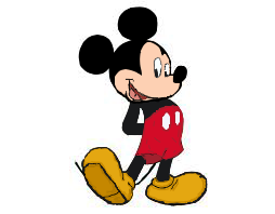 Desenho do Mickey feito por mim